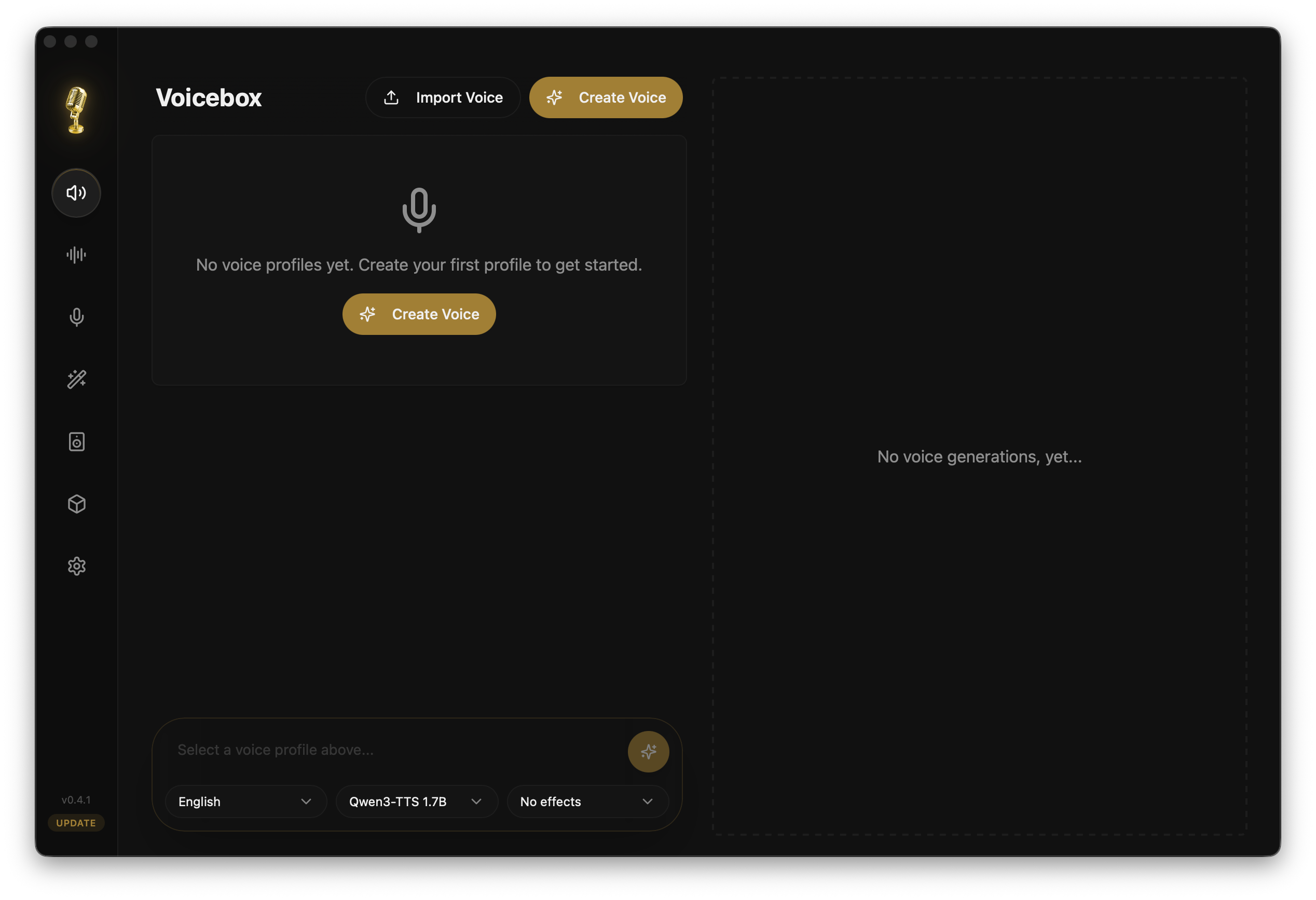 Voicebox local-first voice synthesis app